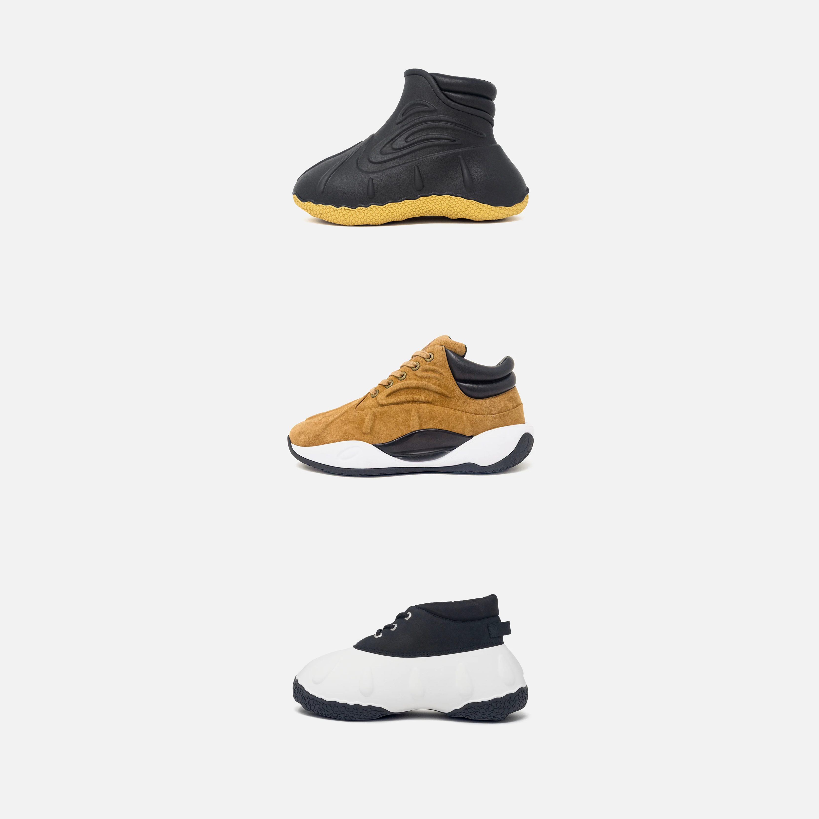 Duck Boot + Duck Hoops Chocolate + Duck Lo Tuxedo