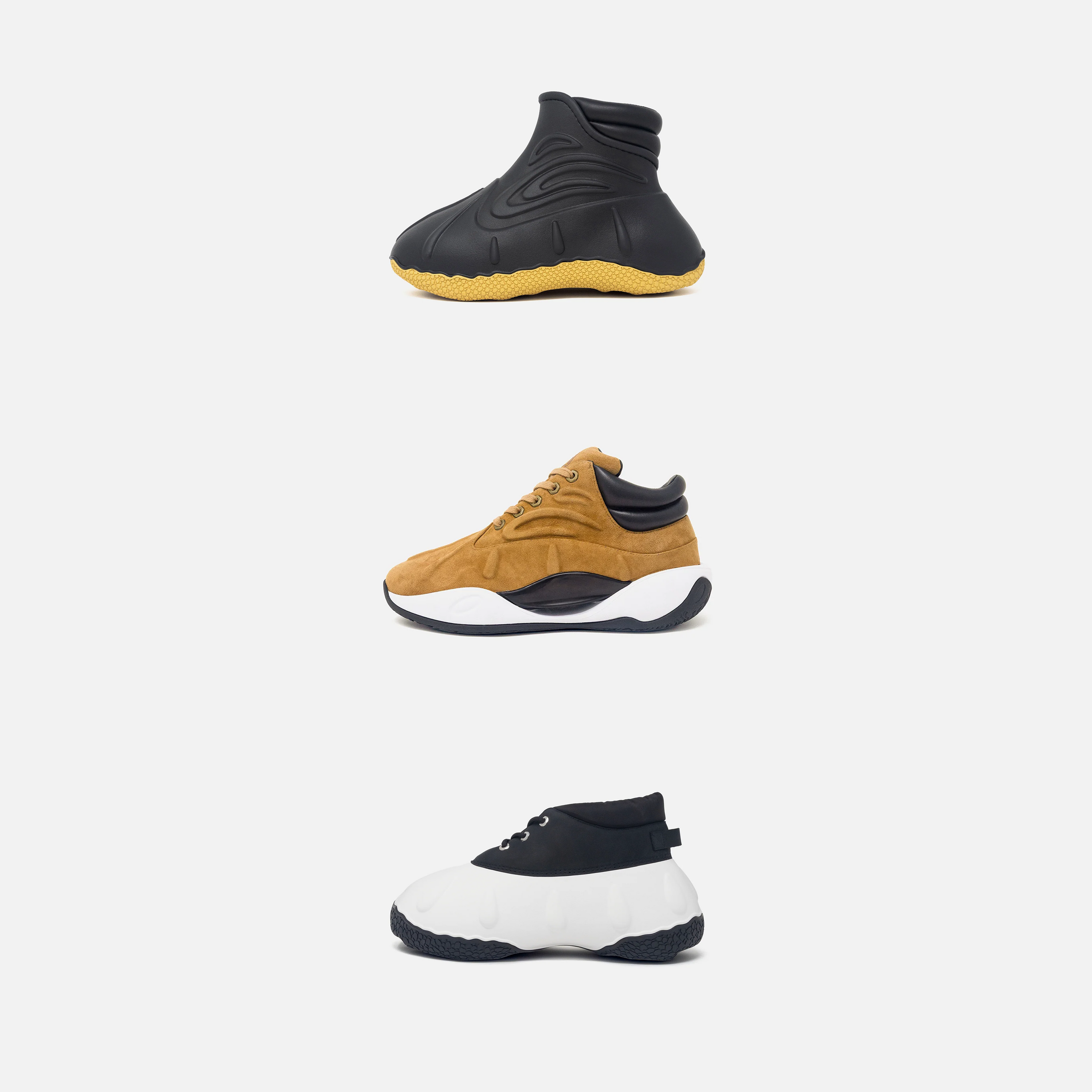Duck Boot + Duck Hoops Chocolate + Duck Lo Tuxedo
