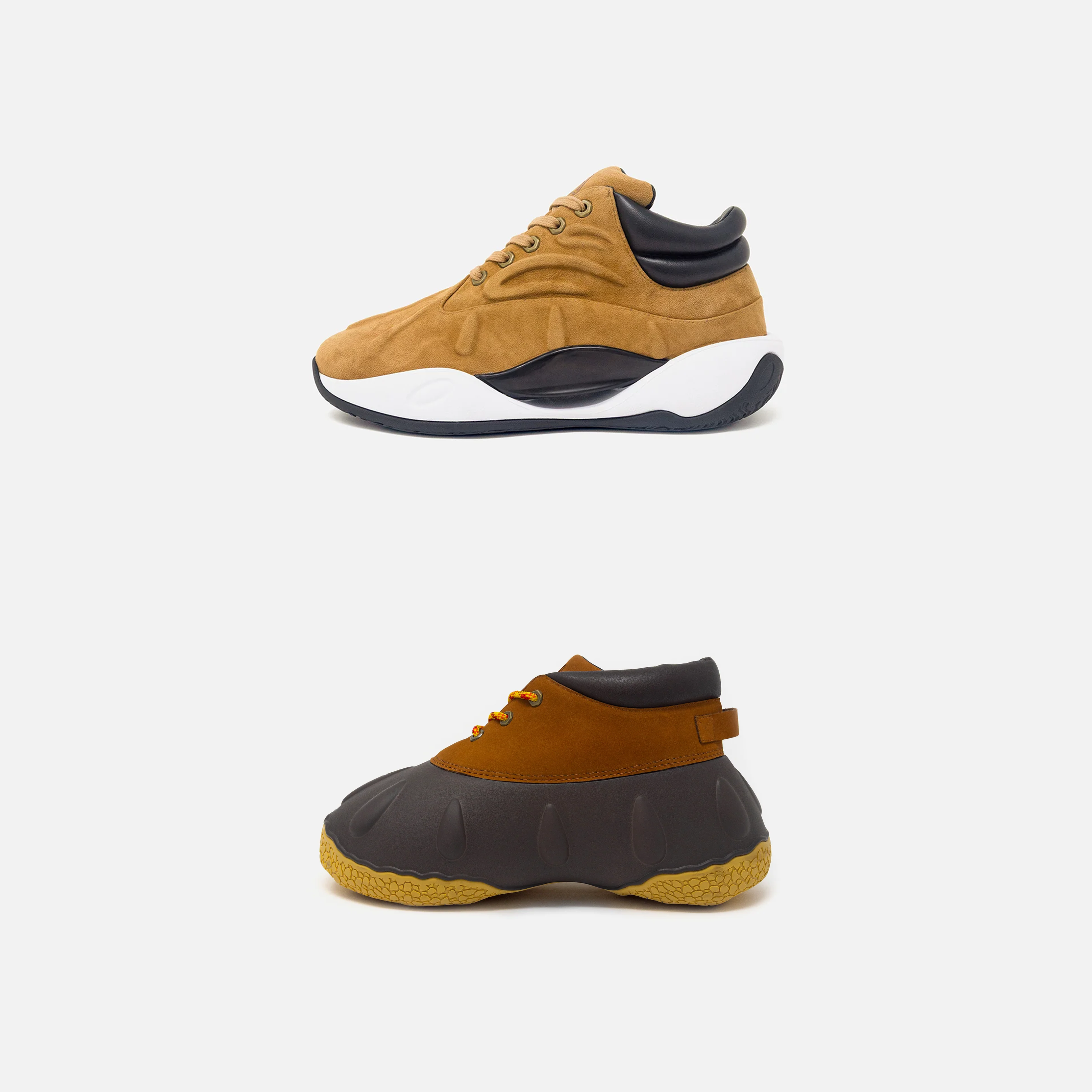 Duck Hoops Chocolate + Duck Lo Chestnut