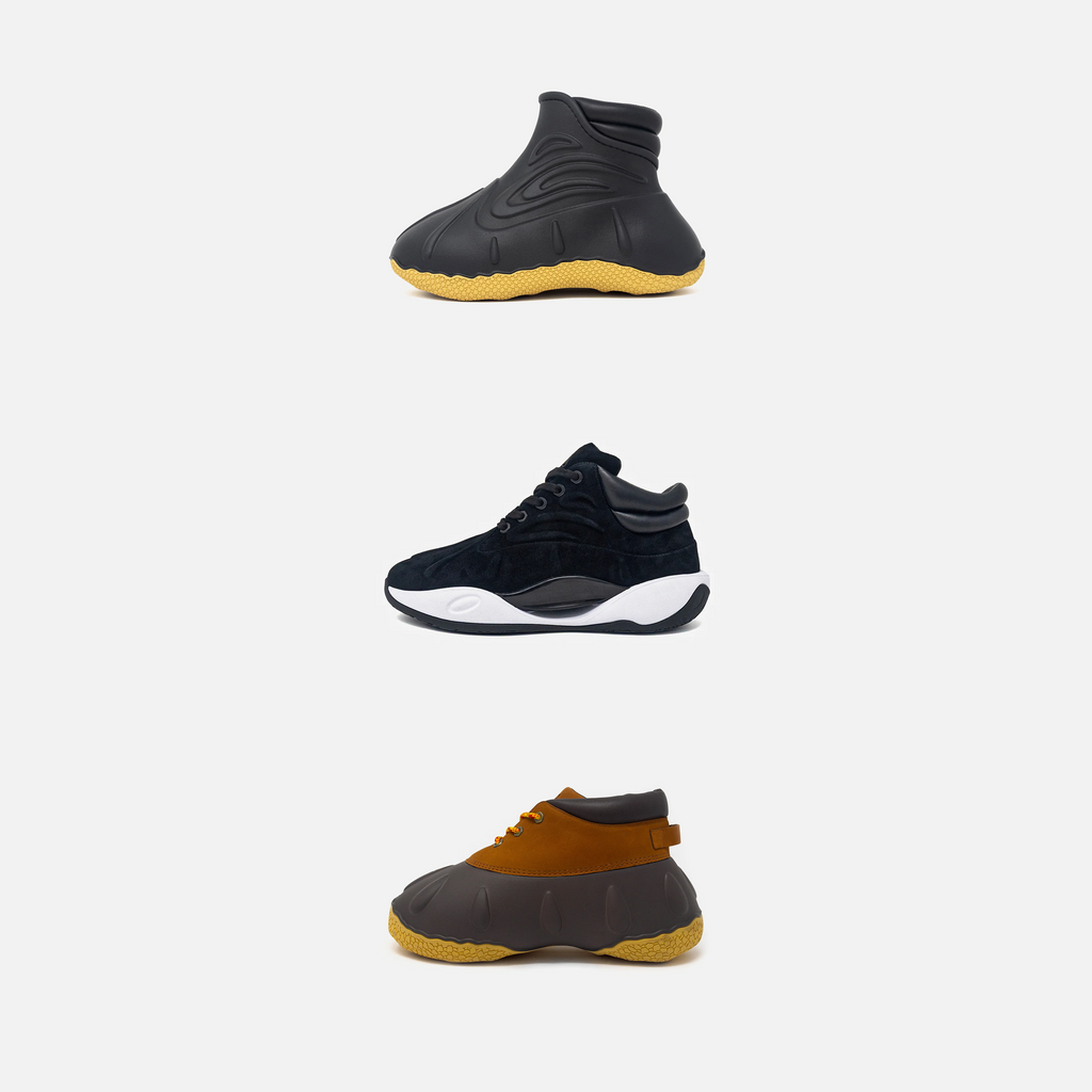Duck Boot + Duck Hoops Monochrome + Duck Lo Chestnut