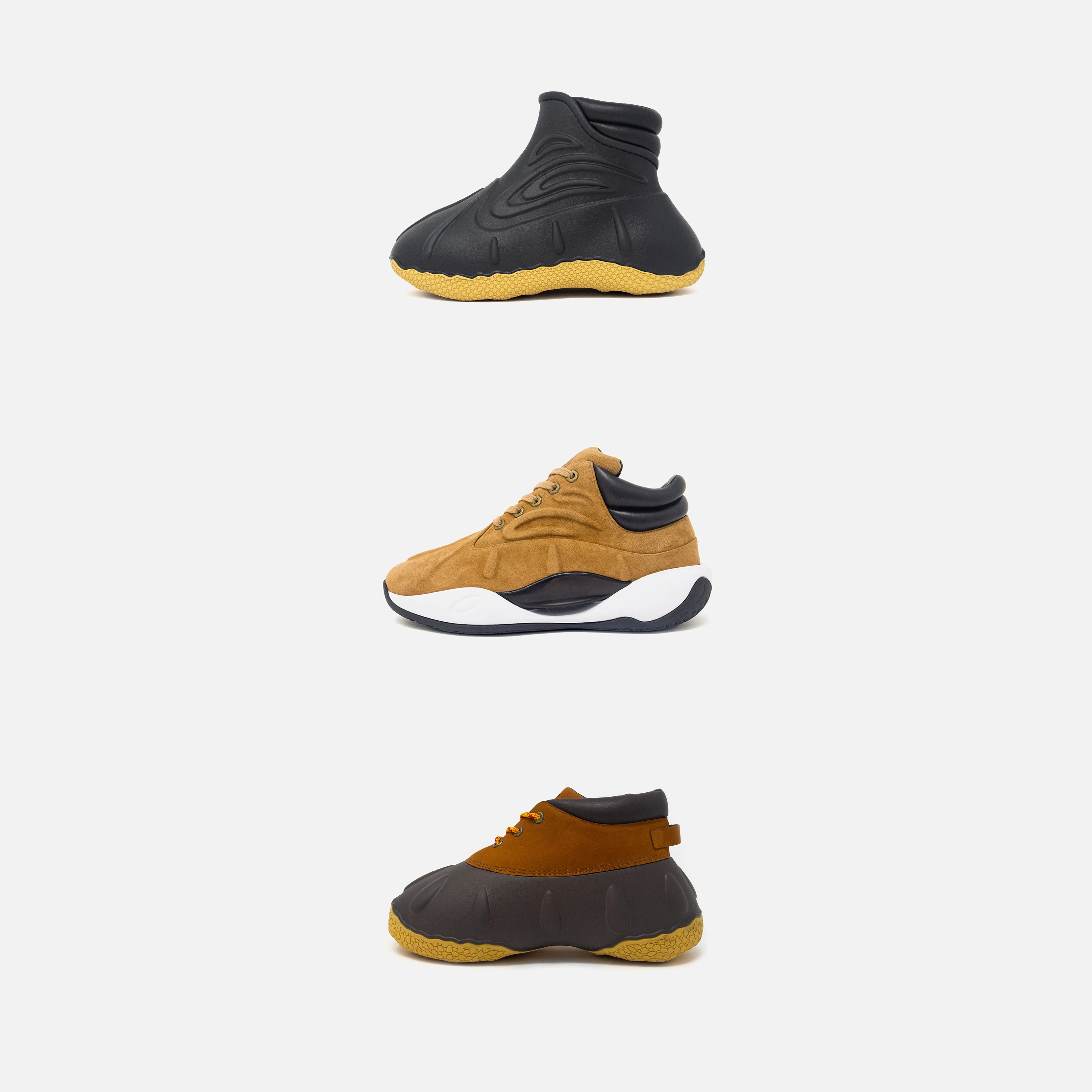 Duck Boot + Duck Hoops Chocolate + Duck Lo Chestnut