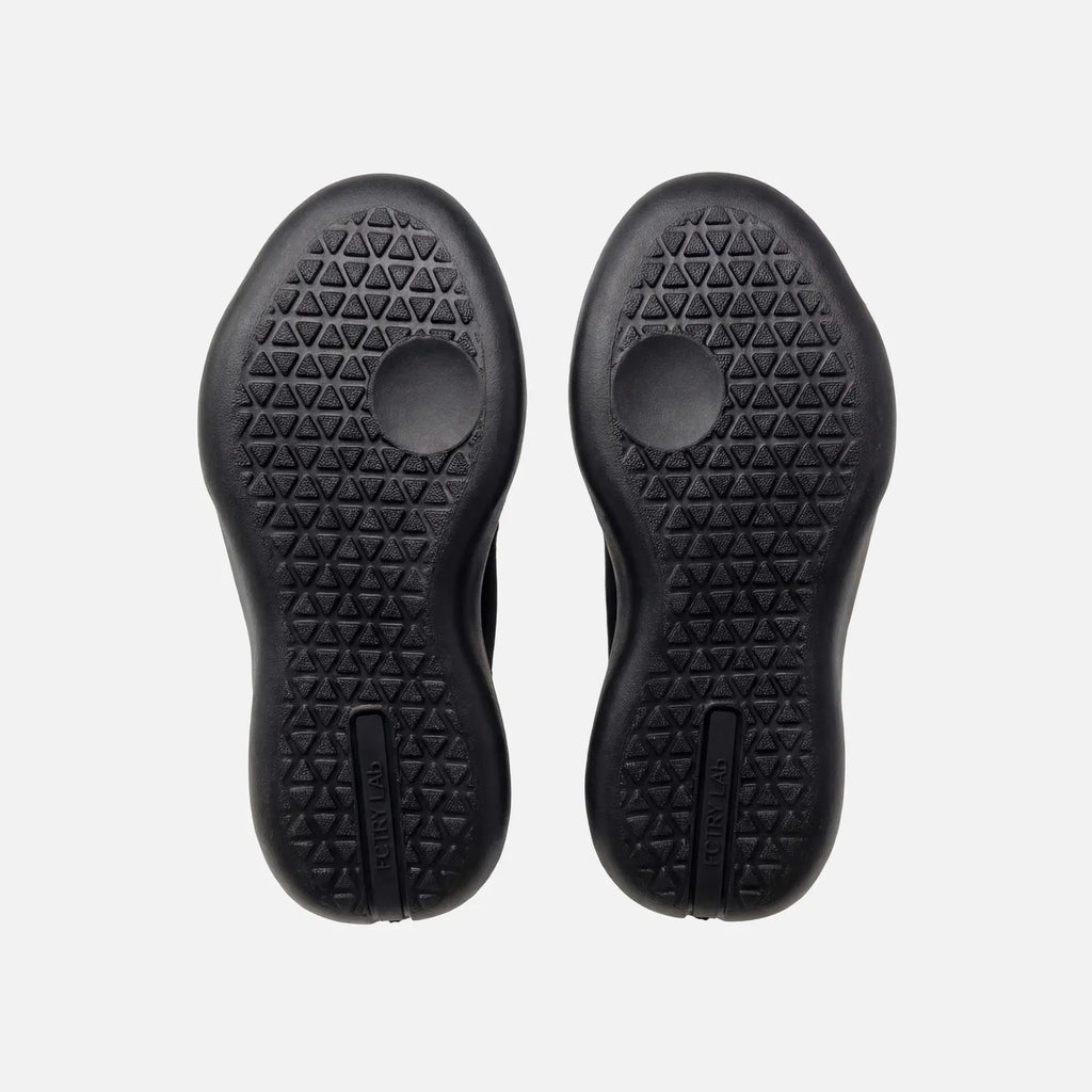 FCTRY Lab OB1 Black AF Sneaker - Detail Close-Up