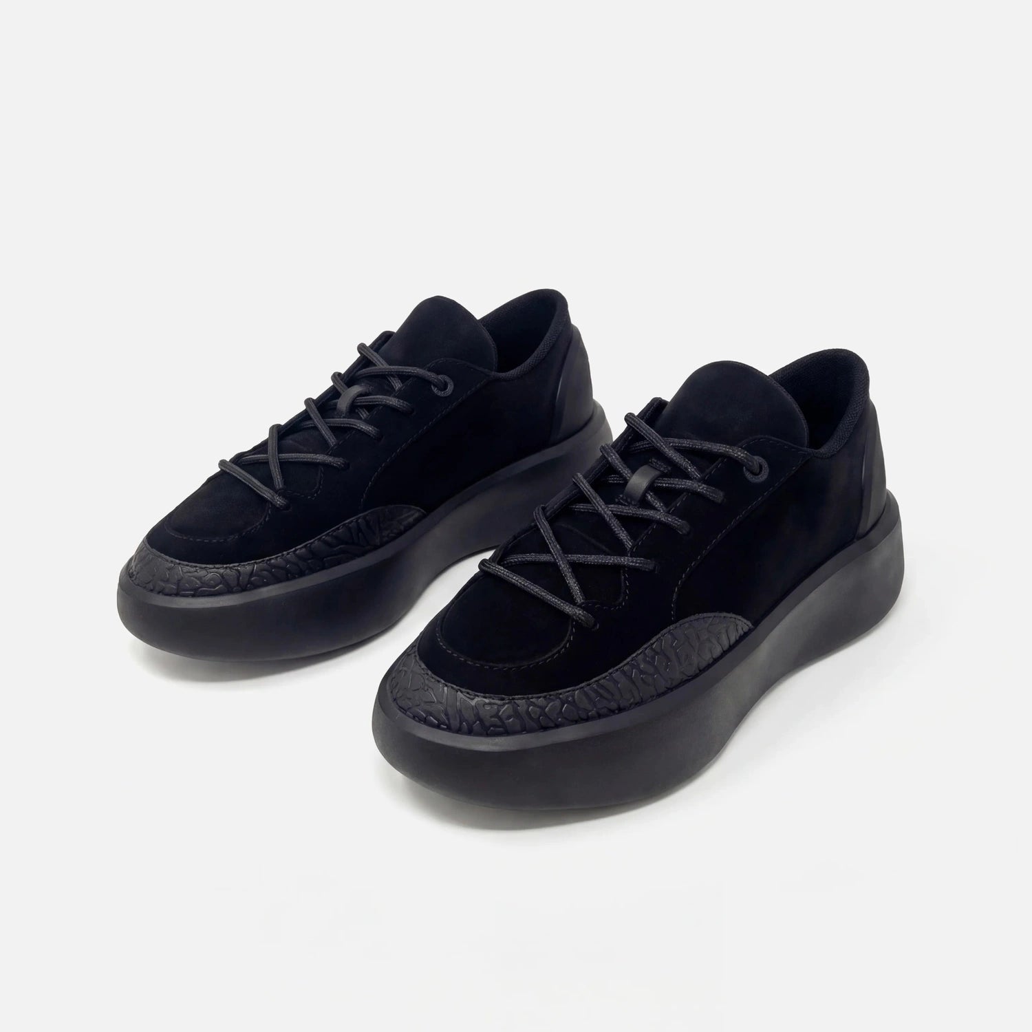 FCTRY Lab OB1 Black AF Sneaker - Front View