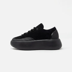 FCTRY Lab OB1 Black AF Sneaker - Front View