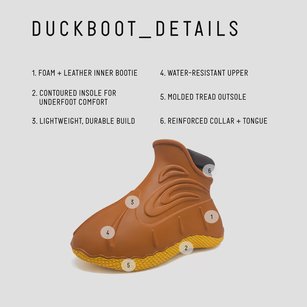 DUCK BOOT - CARAMEL